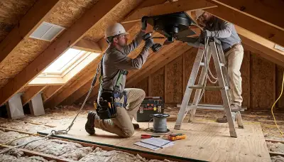 Attic fan installation and repair services in Glendale, AZ by On Call Electrical