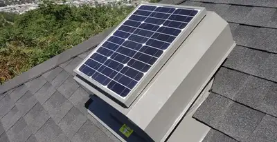 attic fan installation services with energy-efficient roof-mounted ventilation system in Glendale, AZ