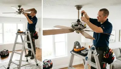 Ceiling fan repair service for Glendale, AZ homes by a local electrician