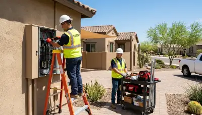 Electrician services in Glendale, AZ by a professional local electrical contractor