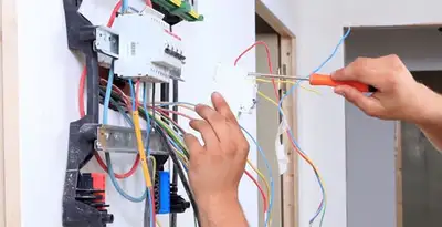 electrician services performing residential electrical panel wiring in Glendale, AZ