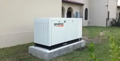 generator installation service showing standby generator professionally installed for residential power backup in Glendale, AZ