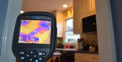 home energy audit service using thermal imaging to evaluate electrical efficiency inside a home in Glendale, AZ