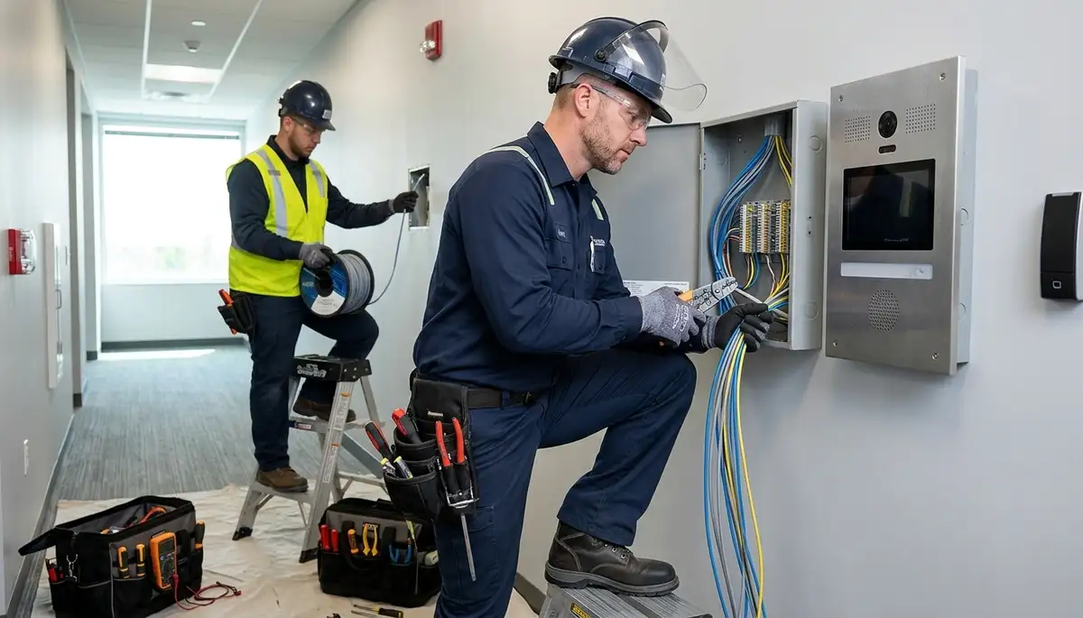 Intercom system installation for a Glendale, AZ home by On Call Electrical