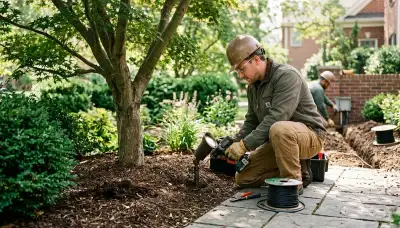 Landscape lighting installation for Glendale, AZ homes by On Call Electrical