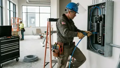 Licensed electrician serving Glendale, AZ, with residential electrical panels and wiring