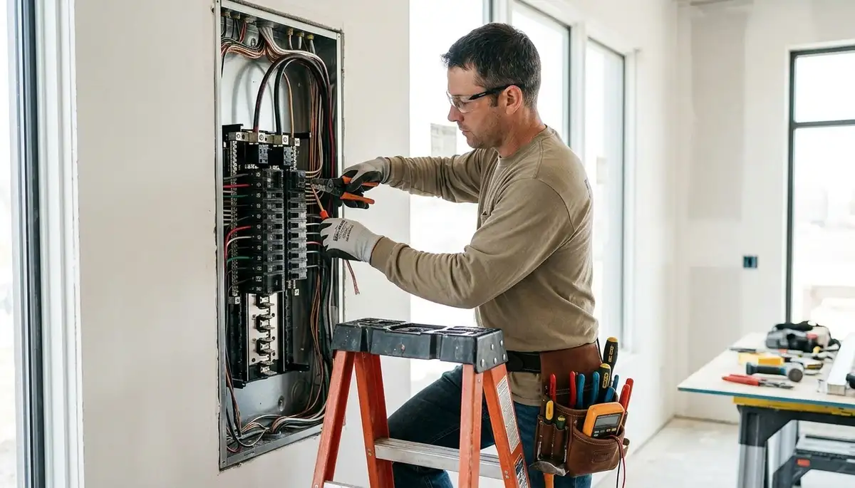 Licensed electrician serving Glendale, AZ, with home electrical panel, circuit, and wiring services