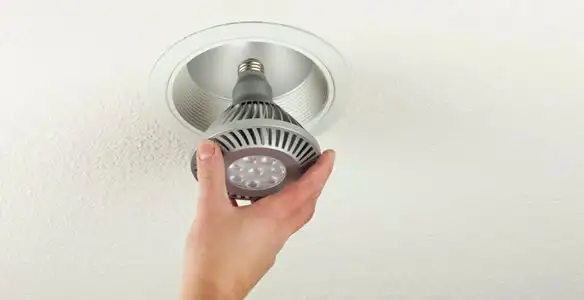 lighting installation service featuring recessed ceiling light installed by licensed professionals in Glendale, AZ