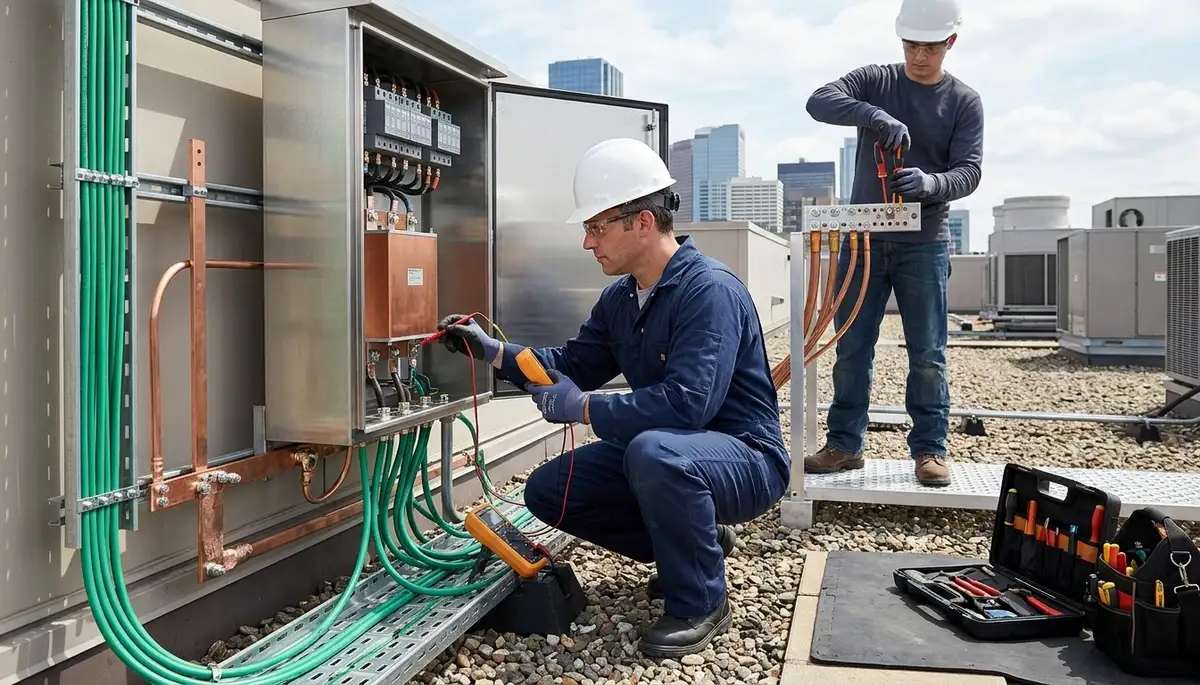 Lightning surge protection service for a Glendale, AZ home electrical panel