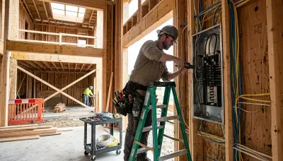 New construction wiring by an electrician in Glendale, AZ for safe, code-compliant home circuits