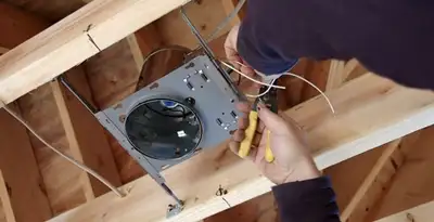 Professional recessed lighting installation with electrical wiring by licensed electricians in Glendale, AZ
