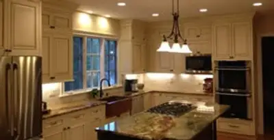 Recessed lighting installation enhancing interior lighting by professional electricians in Glendale, AZ