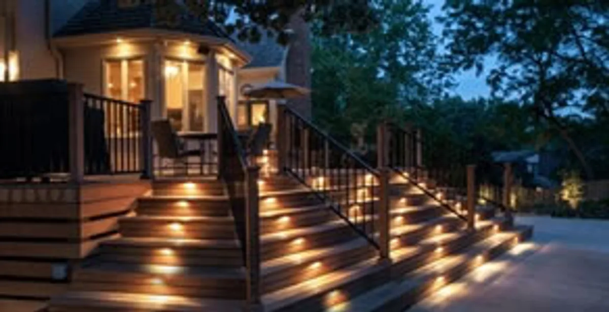 Residential electrician installing outdoor lighting for home safety in Glendale, AZ