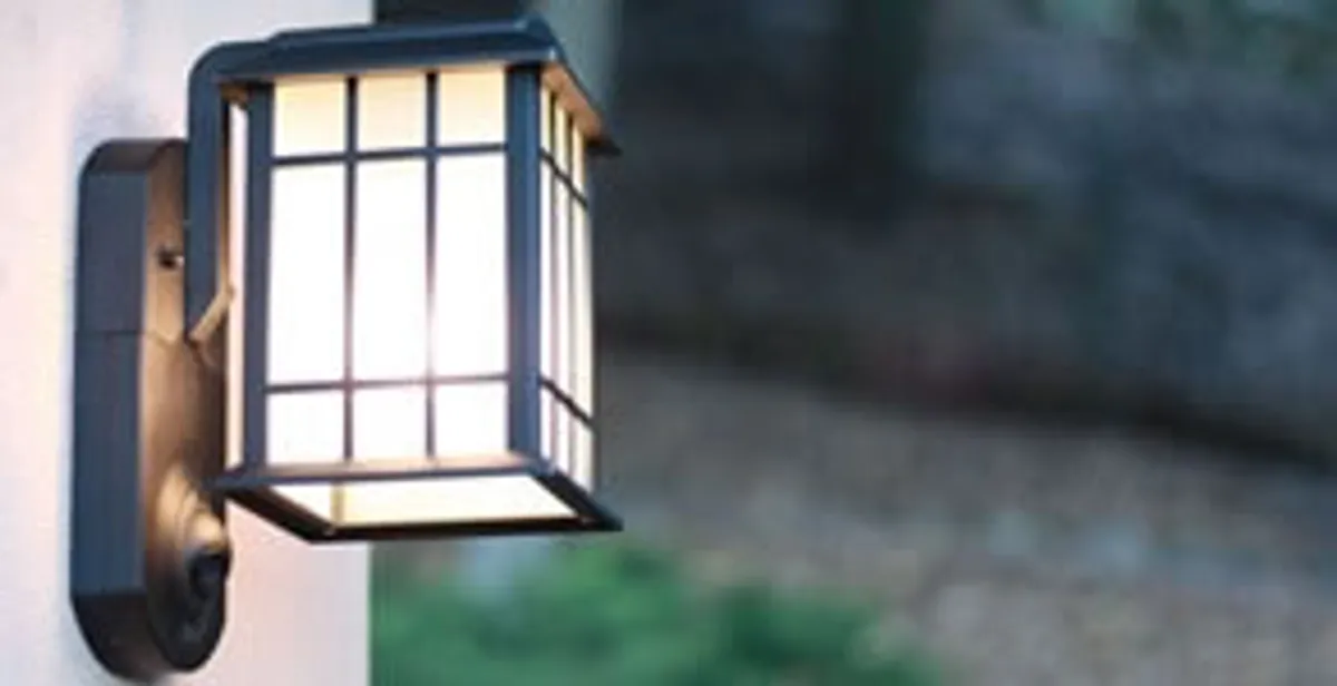 security light installation services with professionally mounted exterior wall light in Glendale, AZ